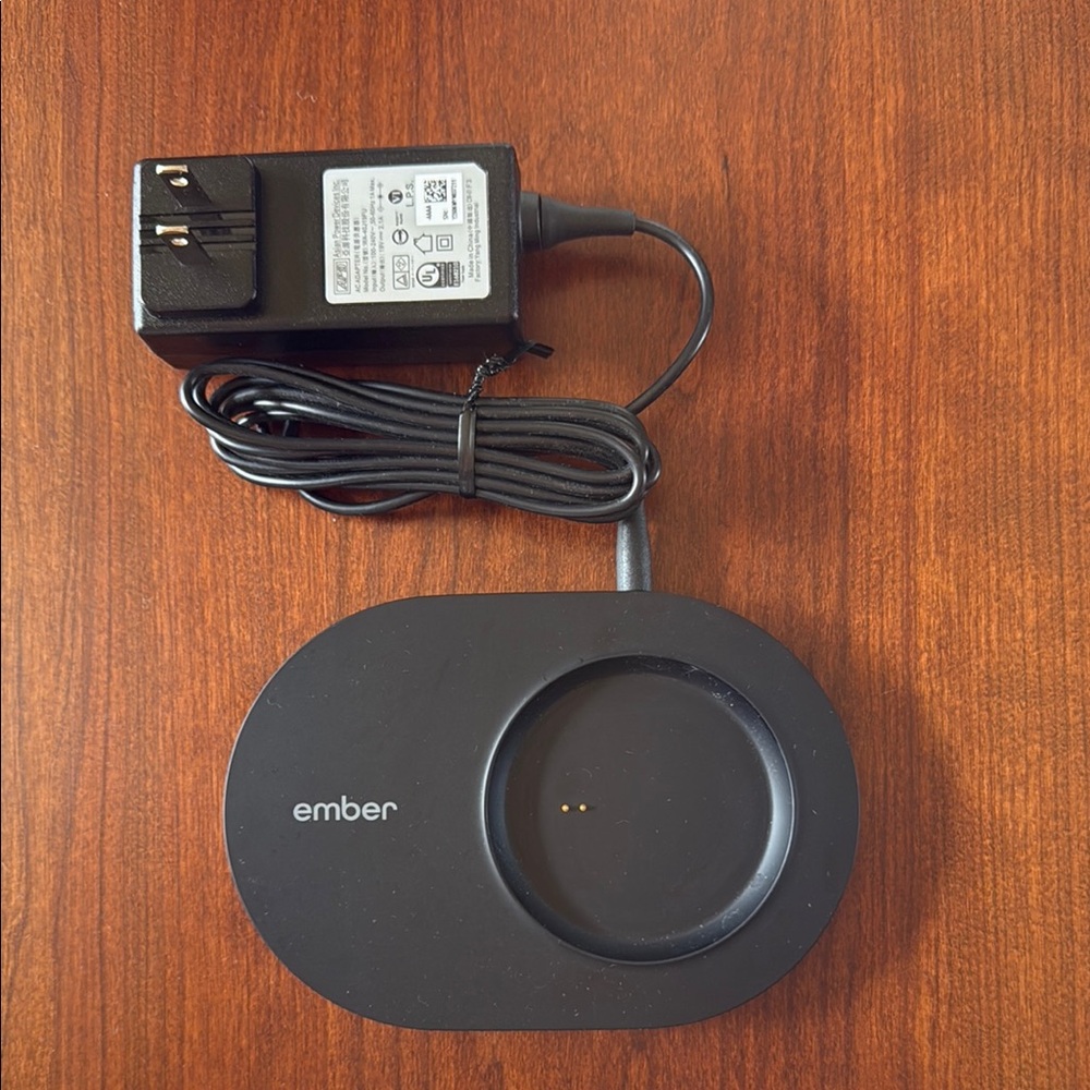 Ember Black Charging Base with Adapter